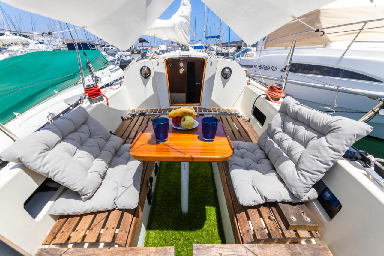 Seaside Chill-Out Stay On A Sail Yacht Puerto Calero Buitenkant foto